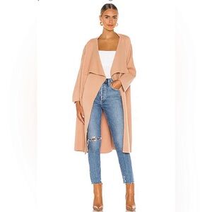 SNDYS Tan Open Front Cardigan